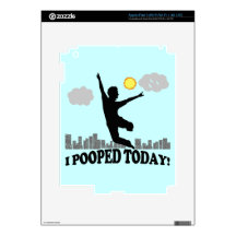 I Pooped Today iPad 3 Skin