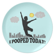 I Pooped Today Party Plates