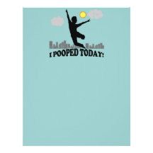 I Pooped Today Personalized Letterhead