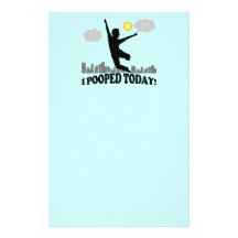 I Pooped Today Stationery