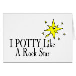 I POTTY Like A Rock Star Cards