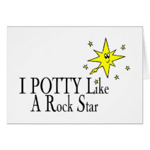 I POTTY Like A Rock Star Cards
