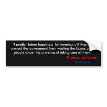 "I predict future happiness for Americans if th... bumper stickers by Rad1966 "I predict future happiness for Americans if th... bumper stickers