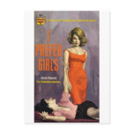 I Prefer Girls - 60s lesbian pulp novel postcards