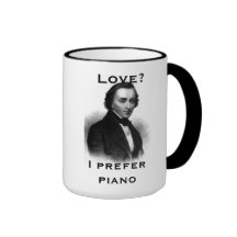 "I prefer piano" Mug