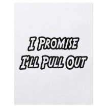 I Promise I'll Pull Out flyers