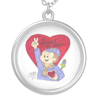 I Promise My Heart Necklace - Jeffy necklace