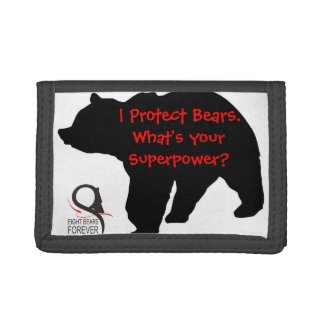 I Protect Bears!! Wallet