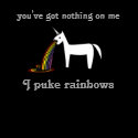 I Puke Rainbows t-shirts