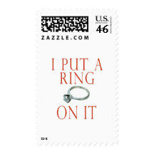 I Put a Ring on It Groom Engagement Stamps