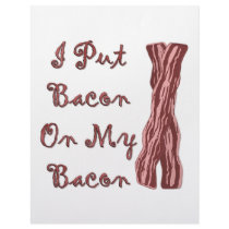 I Put Bacon On My Bacon Custom Letterhead