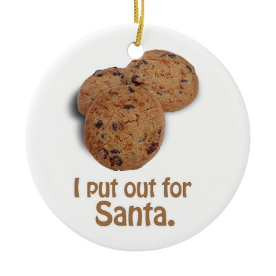 I put out for Santa -.png Christmas Ornament