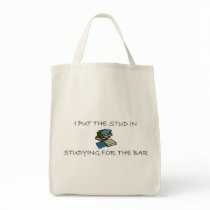 I Put The Stud In Studying For The Bar Canvas Bags