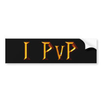 I PvP Bumper Stickers
