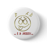 " I R DIZZY " EMOTICON BUTTONS