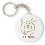 " I R DIZZY " EMOTICON keychains
