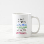 I Ran 13.1 Miles Coffee Mugs
