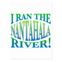 I Ran the Nantahala River postcards