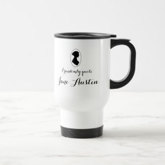 I randomly quote Jane Austen Coffee Cup Coffee Mugs