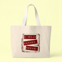I read banned books! bags