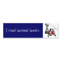 I read banned books bumper sticker bumper stickers