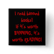 I read banned books! button