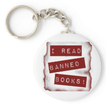 I read banned books! keychains