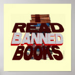 I Read Banned Books Poster posters