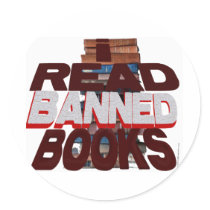 I READ BANNED BOOKS stickers