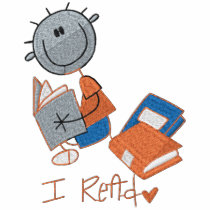 I Read embroidered shirts by Embroidery4U I Read embroidered shirts