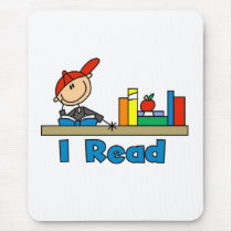 I Read mousepads by stick_figures I Read mousepads