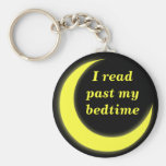I read past my bedtime keychain