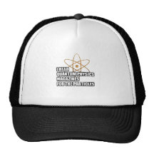 I read quantum physics magazines for the particles mesh hats