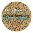 I Read the Jaguar News stickers
