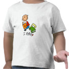 toddler_tshirt - A cute stick figure sits reading books and text says "I Read" on reading theme Tshirts, mugs, cards, stickers, tote bags, and other items that are great for kids and for teachers or adults who wish to promote reading!