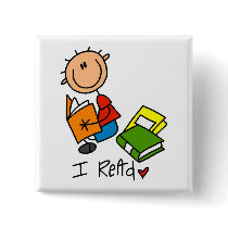 I Read Tshirts and Gifts buttons by stick_figures I Read Tshirts and Gifts buttons