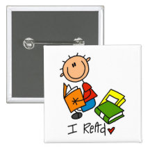 I Read Tshirts and Gifts Button