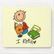 I Read Tshirts and Gifts Mouse Mats