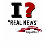 i? "Real News", in the Morning t-shirts