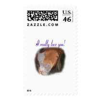 I really love you! postage