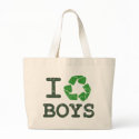 I Recycle Boys bags