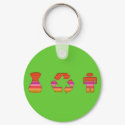 I Recycle Boys-Men Key Chain keychains by MissMissyLue I Recycle Boys-Men Key Chain keychains