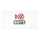 I Recycle Boys Photo Card