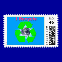i recycle  by marilyn servais001 stamps