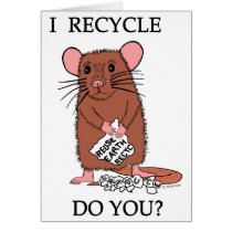 I Recycle, Do You? cards