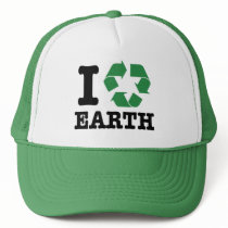 I Recycle Earth Hats