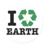 I Recycle Earth Sticker