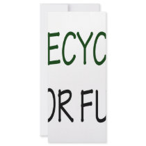 I Recycle For Fun rack cards by Supernova23 I Recycle For Fun rack cards