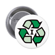 I Recycle - Green 01 Pin