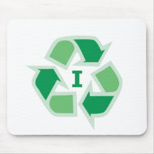 I Recycle - Green 02 Mouse Pads
